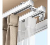Flessibile 5 m Curvo Soffitto Binario Sistema per Divisori Finestra Bay ain Rod Wall Mount Rail per Home Decor & Space ment Soluts.