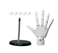 Flessibile a mano Model, Compatto Fully Moveable Giunti Figure, Adorable Adjustable Artist Manikin Hand Figure for Detailed Drawing, Sketching, Painting and Creative Display