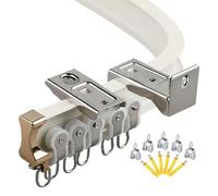 Flessibile a soffitto ain TrackSmooth Running Bendable ain Pole Facile da installare 16,5 M Guida di montaggio a parete per dritto e perfetto per l'arredamento della casa