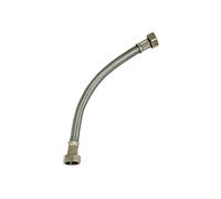 Flessibile acciaio inox tubo per acqua ricambio per miscelatore monocomando rubinetteria per bagno e cucina attacco 1/2" e 3/8" lunghezza 20-25 - 30-35 - 40-50 - 60-80 -100 cm (40 cm 1/2Fx1/2F)