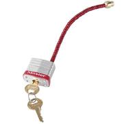 Flessibile Acciaio Lucchetto Serrata Lucchetto Sicurezza Serrature - 7C5RED