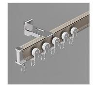 Flessibile ain Track RailCeiling & Wall MountDu Metal 430ftLength Cuttable Sliding Sym con Puleggia Silenziosa per Liscio