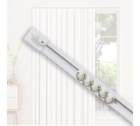 Flessibile ain Track System - No Drill Single Rail per & armadi, staffa autoadesiva, ideale per divisori e ains - Facile da inserire, versatile e slish (colore: )