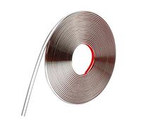 Flessibile Boiserie Adesiva Per Pareti, Morbido Modanatura Adesiva Per Pareti, Impermeabile Modanatura,Modanature Decorative Per Bordi Di Piastrelle, Parete, Cornice A Specchio (8mm-600cm-Argento)