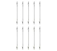 Flessibile Clip - Flessibile Alligator Clip Arm | Double Headed Alligator Clips, Double-Head Incense Holder Outdoor, 10 pezzi Portable Storage Stand Supplies With Long Hose For Room Patio Outdoor Home