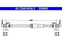 Flessibile del freno Assale anteriore per AUDI VW A3 PASSAT PASSAT CC