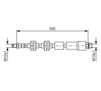 Flessibile del freno Assale anteriore per BMW X1