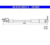 Flessibile del freno Assale anteriore per FORD TOURNEO CUSTOM TRANSIT TRANSIT CU