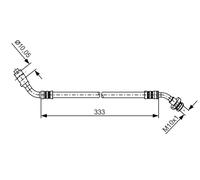 BOSCH 1 987 481 229 Tubo freno