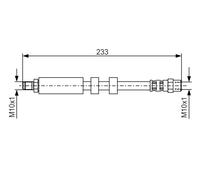 Bosch Tubo flessibile freno 1 987 476 418 per Audi V8/100/A6 C4 – Posteriore