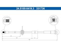 Flessibile del freno Assale posteriore per FORD FOCUS