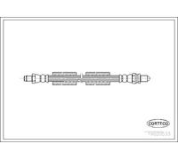 Corteco Flessibile del freno 19020533 assale posteriore per FORD KA PUMA