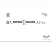 Corteco Flessibile del freno 19031682 - Assale anteriore per Chevrolet Daewoo