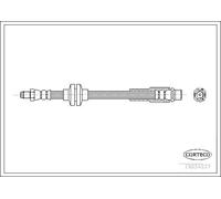 Corteco Tubo freno 19034337 – Anteriore per Fiat Croma (194) 1.9/2.4 MJT