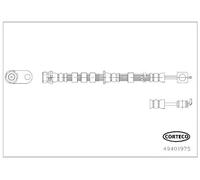 Flessibile del freno - CORTECO 49401975