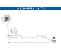 Flessibile del freno Esterno per HYUNDAI i20