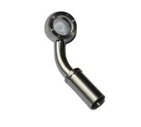 Flessibile Del Freno Raccordi Banjo in acciaio inox da 10 mm multi-angolo per tubo flessibile idraulico AN3 intrecciato per freno e frizione, moto, auto da corsa(45 Degree Compound)