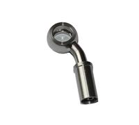Flessibile Del Freno Raccordi Banjo in acciaio inox da 10 mm multi-angolo per tubo flessibile idraulico AN3 intrecciato per freno e frizione, moto, auto da corsa(20 Degree Side)