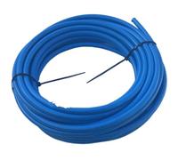 Flessibile Del Freno Tubi freno da corsa in nylon e acciaio inossidabile intrecciato in PVC/PU AN3 colorato da 1 m (3,2 mm, 1/8" ID) rivestiti in PVC rosso(Bright blue)
