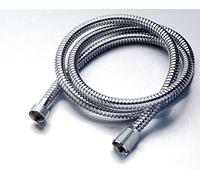 Flessibile doccia ALTA QUALITÀ BOSSINI OTTONE CROMATO, lunghezza 100 cm. mod. A00045A, attacco UNIVERSALE Femmina 1/2" per tutte le docce e rubinetterie, ALTISSIMA RESISTENZA DOPPIA AGGRAFFATURA