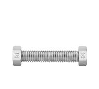 Flessibile Doccia Tubo flessibile antideflagrante ad alta pressione con soffietto in acciaio inossidabile 304 da 1 pollice DN25 metallico speciale for acqua calda e fredda(40cm)