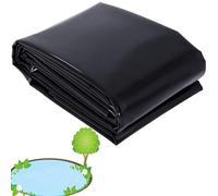 Flessibile Fodera per Piscina Giardino Rivestimento per Laghetto in HDPE Spessore 0.2 Mm Membrana Impermeabile per Laghetti Pellicola Sigillante per Acque E Fontane(3x6m)
