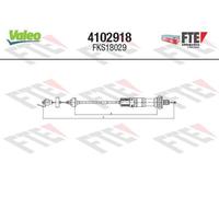 Flessibile Freno Controllo Frizione FTE per Peugeot 206