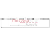 Flessibile Freno di Stazionamento Posteriori a Disco METZGER per BMW Z3