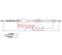 Flessibile Freno di Stazionamento Posteriori a Disco METZGER per Ford Mondeo III