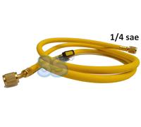 Flessibile frusta con annesso rubinetto 1/4 sae - COLORE GIALLO