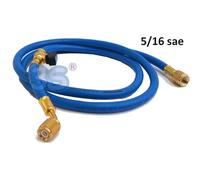 Flessibile frusta con annesso rubinetto 5/16 sae - COLORE BLU