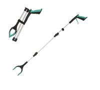 Flessibile Grabber Tool, Foldable Trash Picker, Heavy Duty Grip, Claw Ergonomic Mobility Aid Reaching Assist 42.91in for Arm Extension, Litter Pickup, Outdoor Use