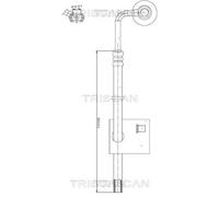 Flessibile idraulica, Sterzo da Scatola guida a Tubo raffreddamento per AUDI VW