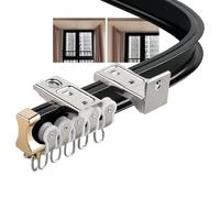 Flessibile in lega di alluminio Bendy Tr k con accessoriGuida da soffitto pieghevole manualmente con ruote silenziose lisce per il massimo divertimento e gioco versatile