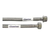 FLESSIBILE INOX MODELLO NORMALE CM 20 MF 1/2 x 1/2 Flessibili(Pz.10)
