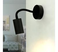 Flessibile Lampada da Scrivania Eye Nero Metallo Moderno Pratico Parete Camera