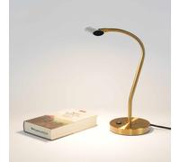 Flessibile LED Tischleuchte Touch Dimmer IN Ottone Pianoforte Tavolo Desktop Lam [EEK: F]