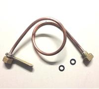 FLESSIBILE MANICHETTA PER GAS IN RAME FF SX CM 60 X CENTRALINA BOMBOLA GPL METAN
