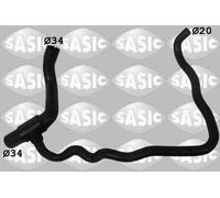 Sasic Flessibile radiatore 3406217 per Opel Astra H (Sx in basso)