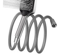 Flessibile Shower Hose - Removable Shower Wand Extension Attachment, Stainless Steel Construction Design, Universal Nozzle Extender | Leak-Proof Handheld Sprayer For RV Dorm Outdoor Bath Pet Was