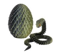 Flessibile Snake Egg Toys - Fidget Articolated 3D Printed Animal Toy | Articolated Toy Flessibile Snake Egg Toys for Birthday Christmas Holiday