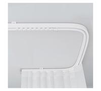 Flessibile Soffitto Curain RodL/U Forma Scorrevole Doccia Curain Rack Circle Design per RV Divisorio e DIY Home Decor5f Whie Easy Insall Salvaspazio