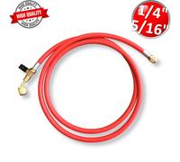 FLESSIBILE TUBO FRUSTA CON RUBINETTO 1/4'' x 5/16'' SAE ALTA QUALITÀ 1800 mm -