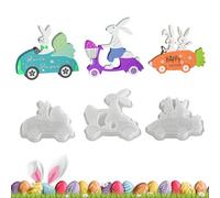 flessibili in silicone - Set di 3 in silicone riutilizzabili a rilascio facile, per gesso per decorazioni, per pietra profumata, gesso, argilla, decorazioni per la casa fai da te