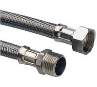 FLESSIBILI M/F INOX ATTACCO MASCHIO PROLUNGATO varie dimensioni