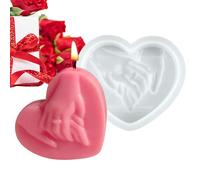 flessibili per realizzare a forma di cuore - Stampo in silicone riutilizzabile per sapone in resina | Romantico stampo per a forma di cuore per San , strumento