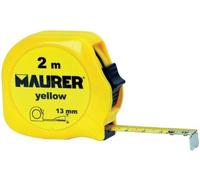 Flessometro Maurer mod.Yellow Lunghezza 5 mt Nastro 13 mm Cf. In Blister