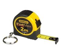 Flessometro Portachiavi 2 m Nastro 12,7 mm (FMHT1 33856) Stanley 3 Pezzi