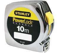 FLESSOMETRO PROFESSIONALE METRO 10mt x25mm ACCIAIO AL CARBONIO POWERLOCK STANLEY