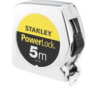 FLESSOMETRO PROFESSIONALE METRO 5mt x 25mm ACCIAIO AL CARBONIO POWERLOCK STANLEY